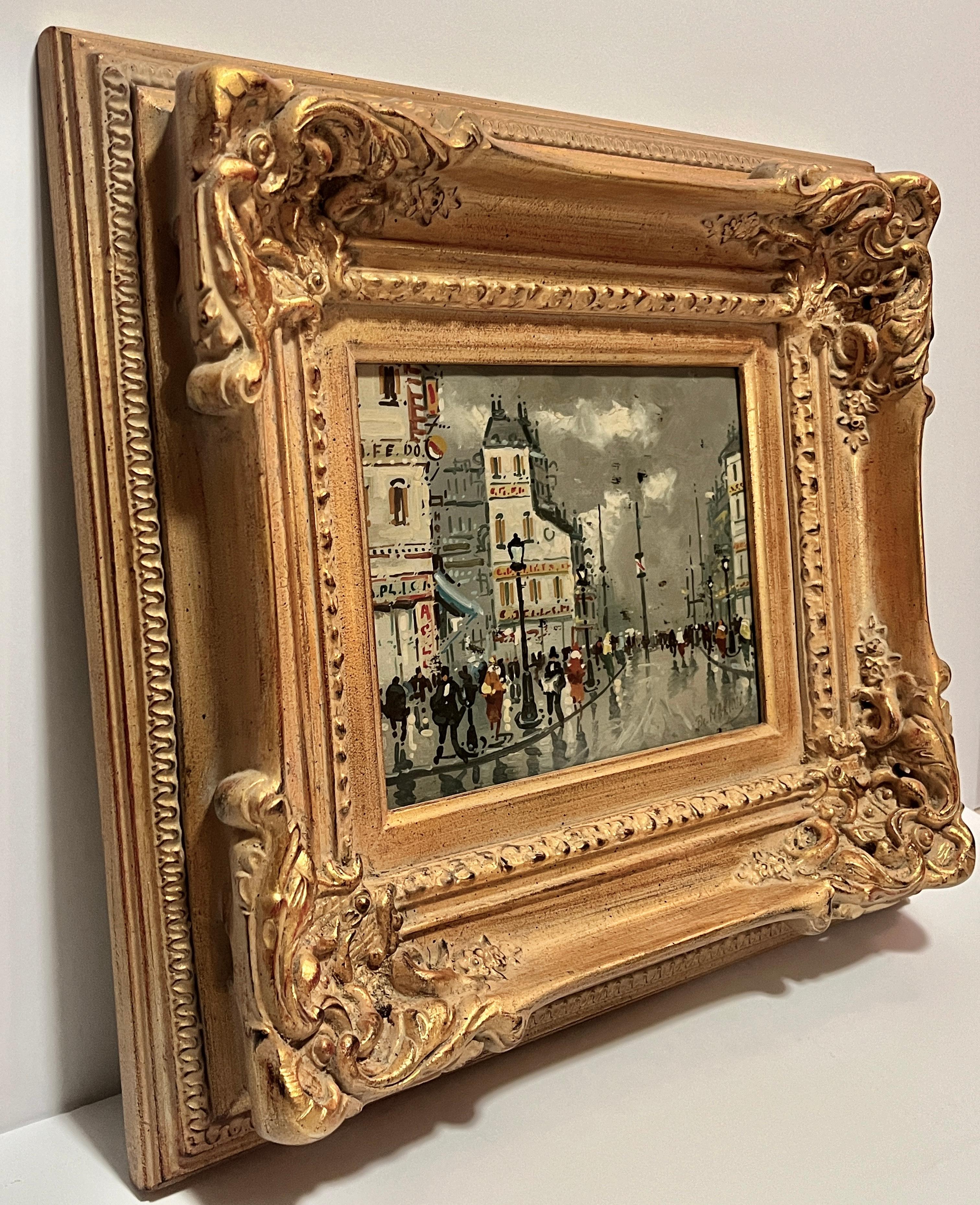 Escena callejera parisina - Painting de Unknown