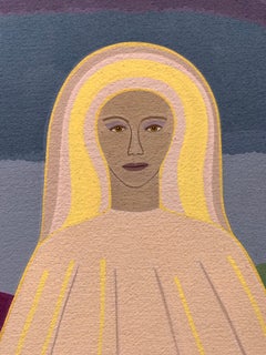 Parrot  (Comanche Native American surrealist painting)