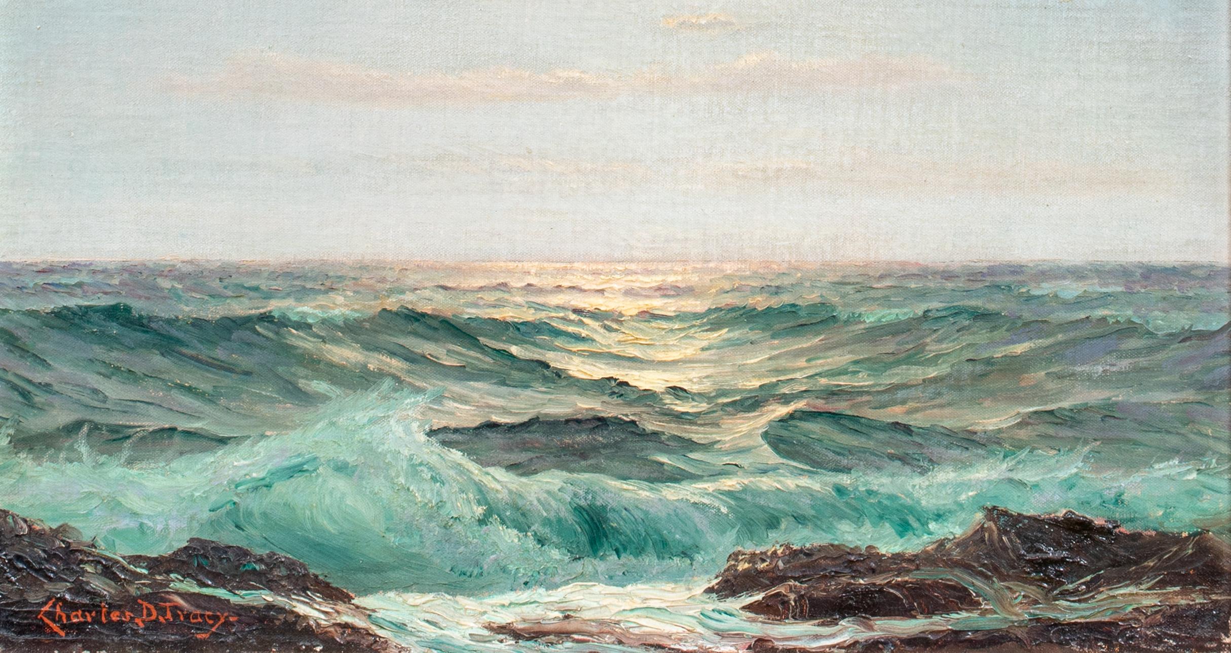 Nuages qui passent, vers 1900  par Charles Dunlop TRACY (1870-1948) 3
