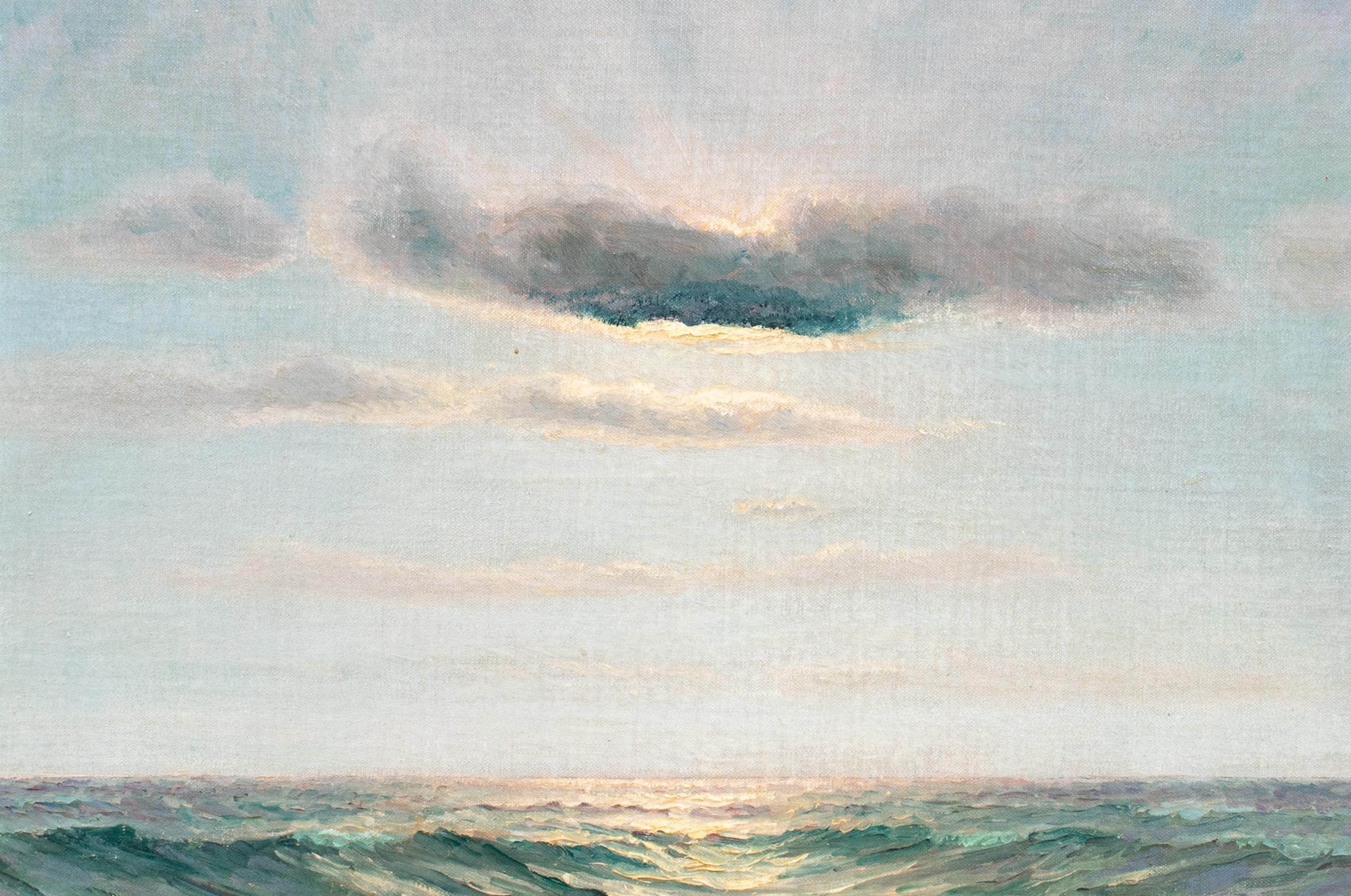 Nuages qui passent, vers 1900  par Charles Dunlop TRACY (1870-1948) 4