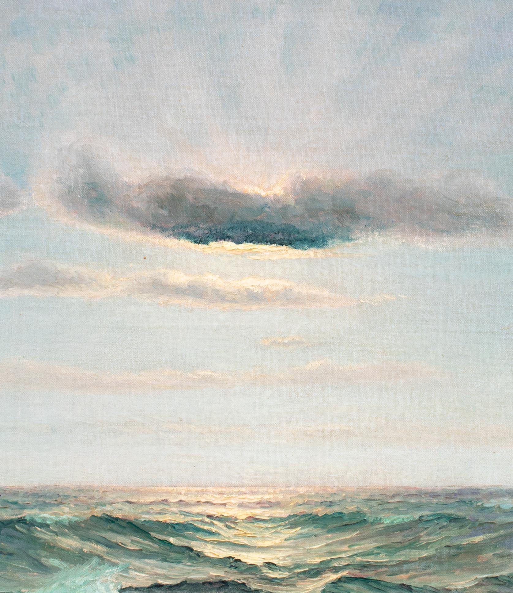 Nuages qui passent, vers 1900  par Charles Dunlop TRACY (1870-1948) 5