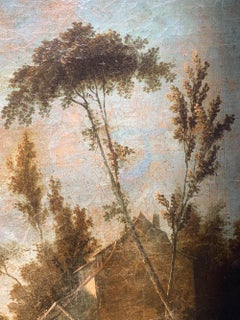 Pastoral Scene with Mill and Woodland Landscape, mid-18th century