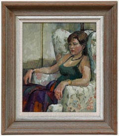 Pat MacLaurin (1933-2022)  - 20th Century Oil, Myken in the Wingchair