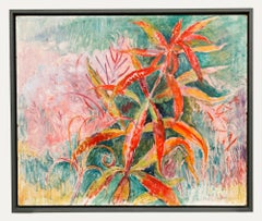 Patricia Arnett (b.1923) - Framed 20th Century Oil, Willowherbs