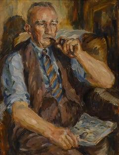 Patricia Tucker - 20th Century Oil, Pipe Smoker