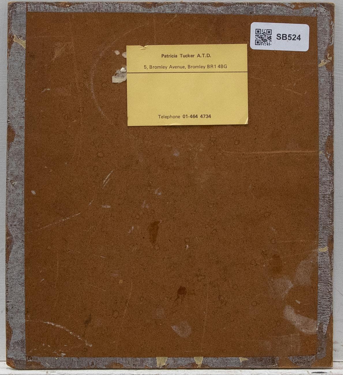 Signed to the lower right and dated, 1970. On board.