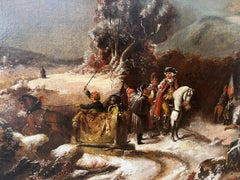 Patriotic Oil Painting George Washington at Valley Forge