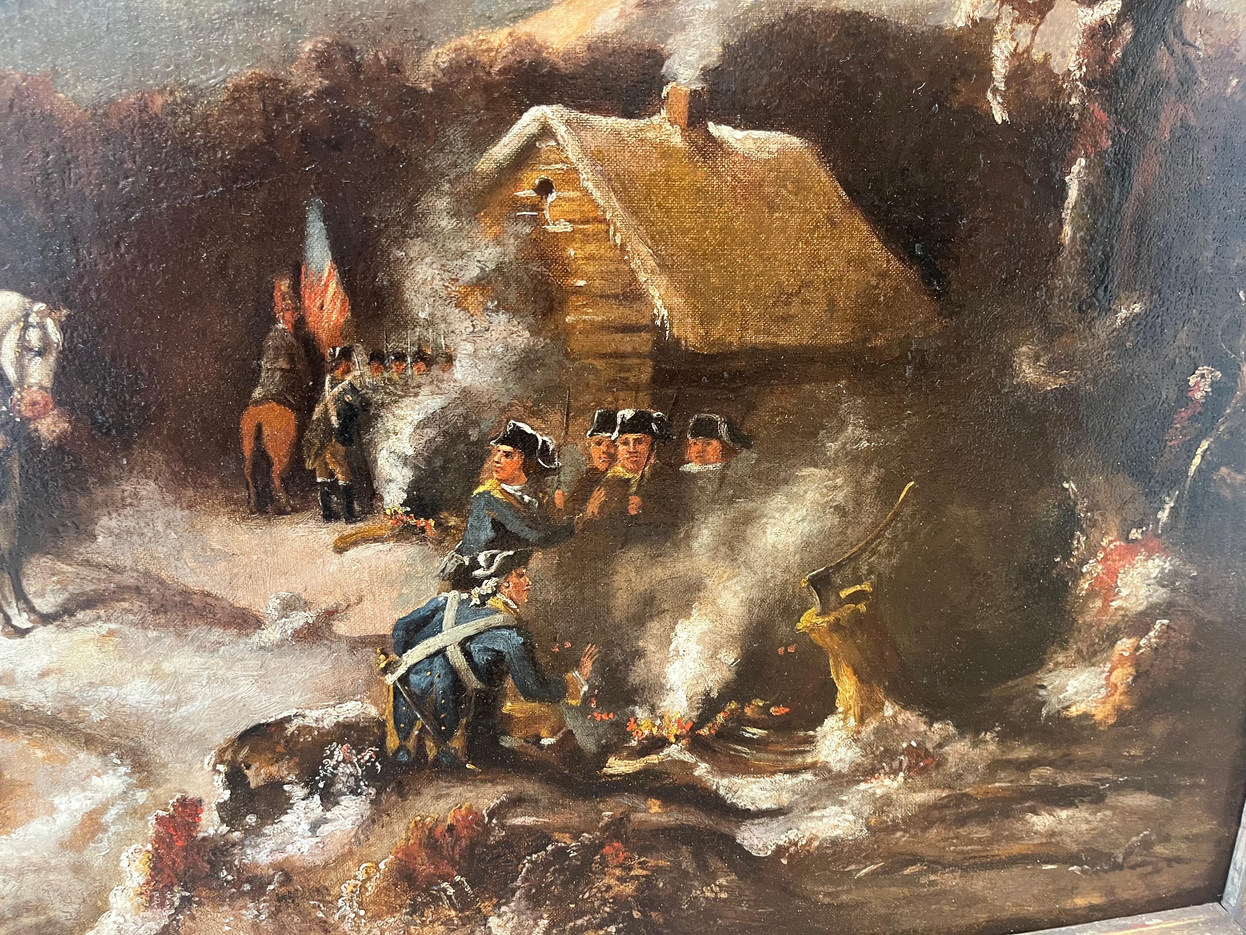 george washington at valley forge painting