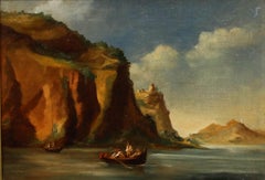 Paul Crodel (1862-1928) - Framed Late 19th Century Oil, Rowing Out to Sea