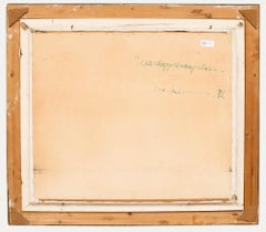 Paul De Leenheer - Framed 1972 Oil, The Potato Turners