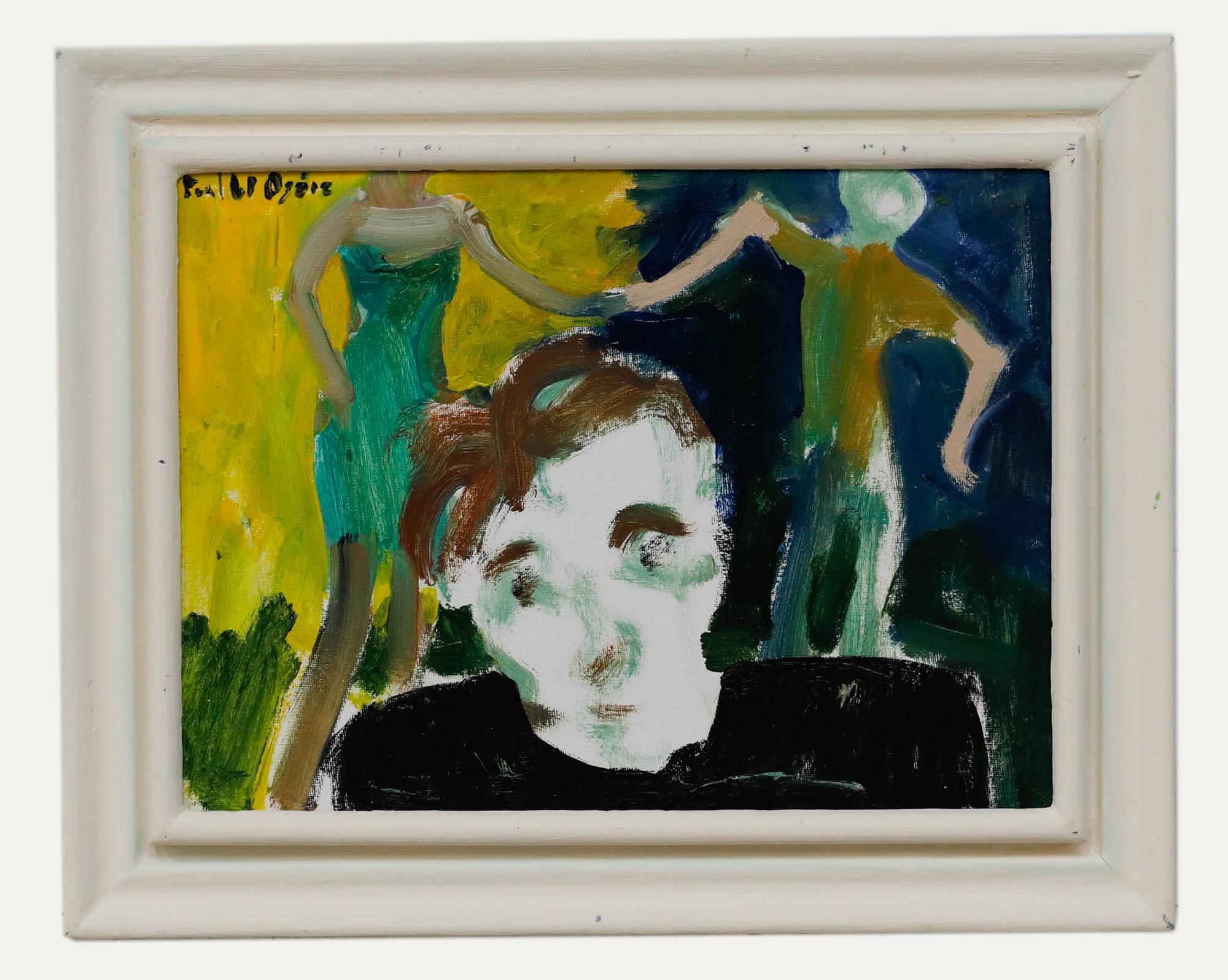 Paul W. Ozere - Zeitgenössisches Öl, The Third Wheel