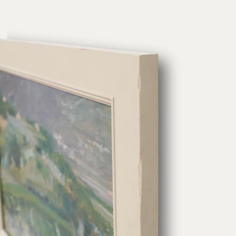 Pauline Plummer (née en 1933) - Huile contemporaine, Une perspective près de Roussillon en vente 1