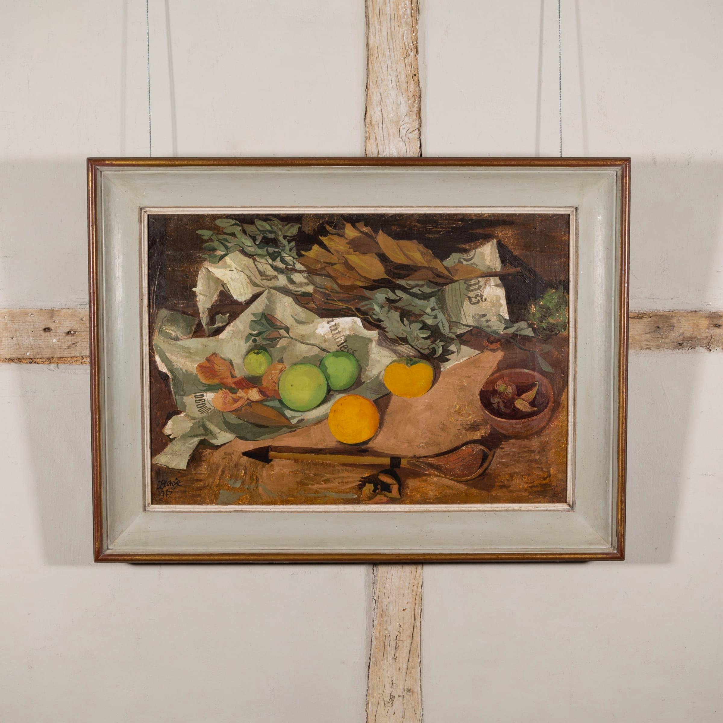Paultons Square, Chelsea, Öl auf Leinwand Gemälde von Laurence Scarfe, 1947

Zusätzliche Informationen:
Medium: Öl auf Leinwand
14 x 20 in
35.6 x 50.8 cm
Signiert und datiert; auf der Umschlagseite betitelt

Laurence Scarfe war ein
