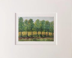 Paysage Français. Original Oil Painting, Landscape, French Countryside