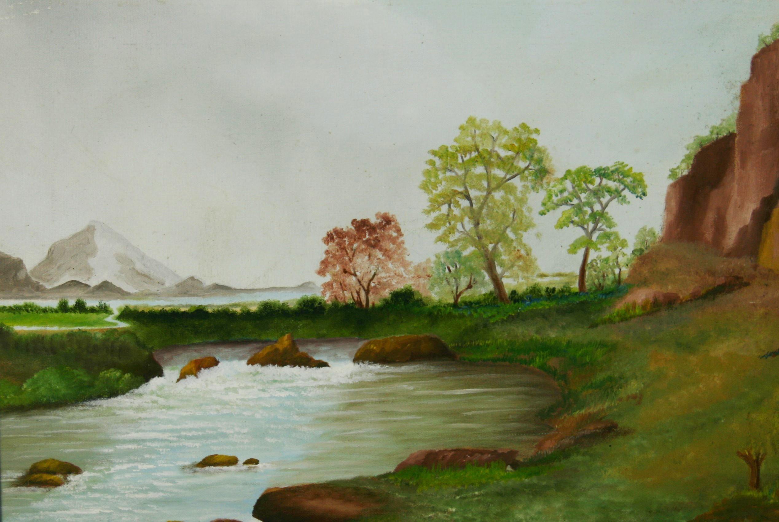 peaceful landscape paintings