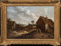 Bauerndorfer sprechender Bauern, 17. Jahrhundert  Pieter de Molijn (1595-1661)