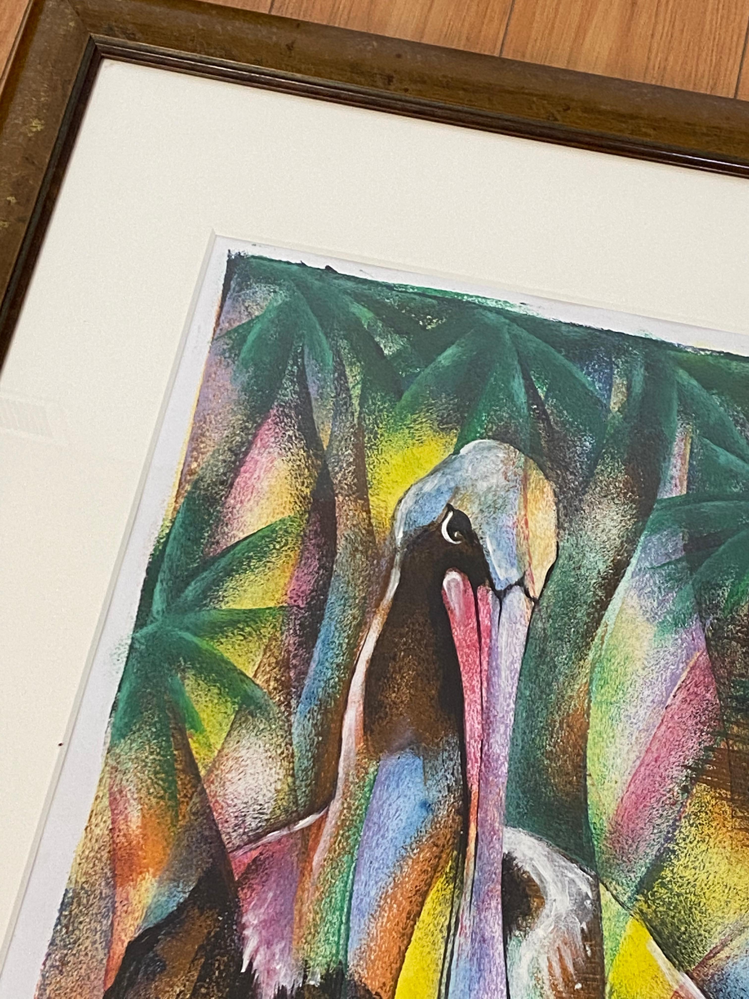 elican - Original Aquarell von Karl C.2000

18