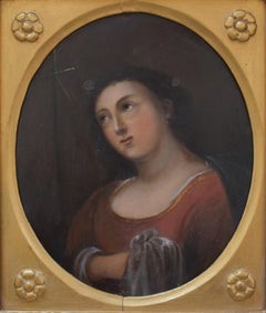 Penitent Mary Magdalene c1750 Oil on Copper Old Master