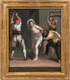 Perin del Vaga workshop (Florence) - 16th century figure painting - Flagellation