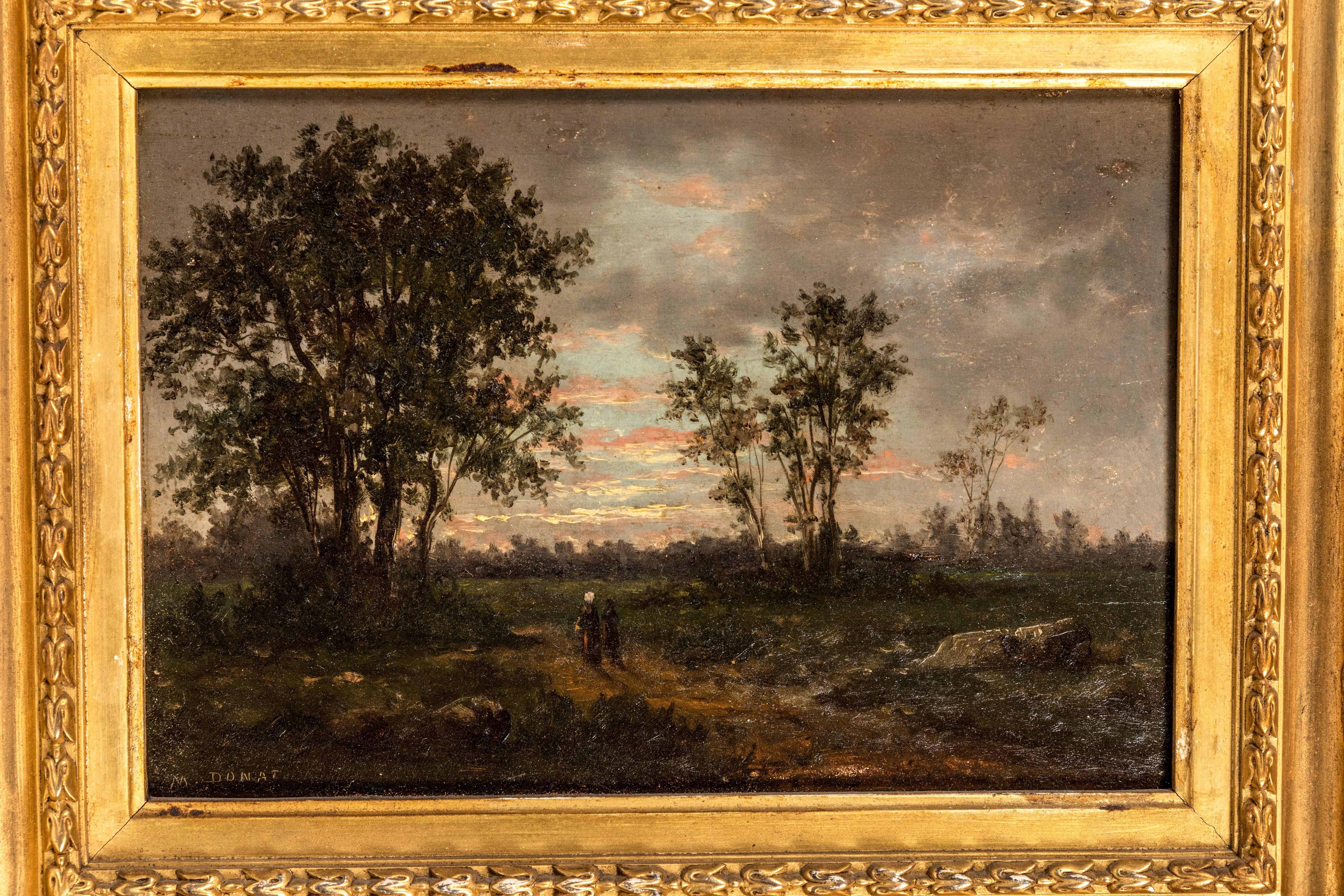 Period, Signed, Barbizon Oil Painting For Sale 1