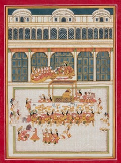 Persian Illuminated Miniature Gouache on Paper