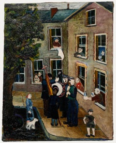 Peter Arnold (1922-2009) - 20th Century Oil, The Church Band