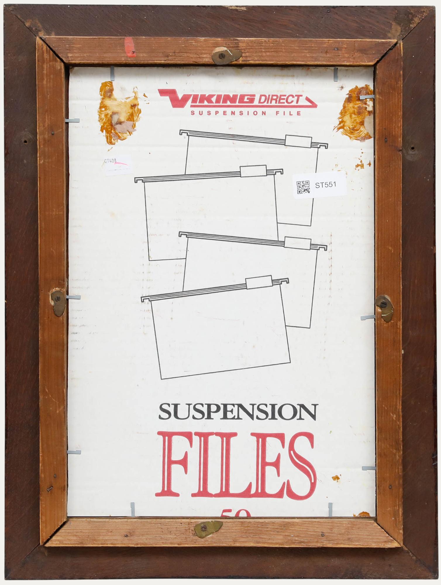 Peter Samuelson (1912-1996) - 1993 Öl, Dame mit grünem Kopftuch (Schwarz), Portrait Painting, von Unknown