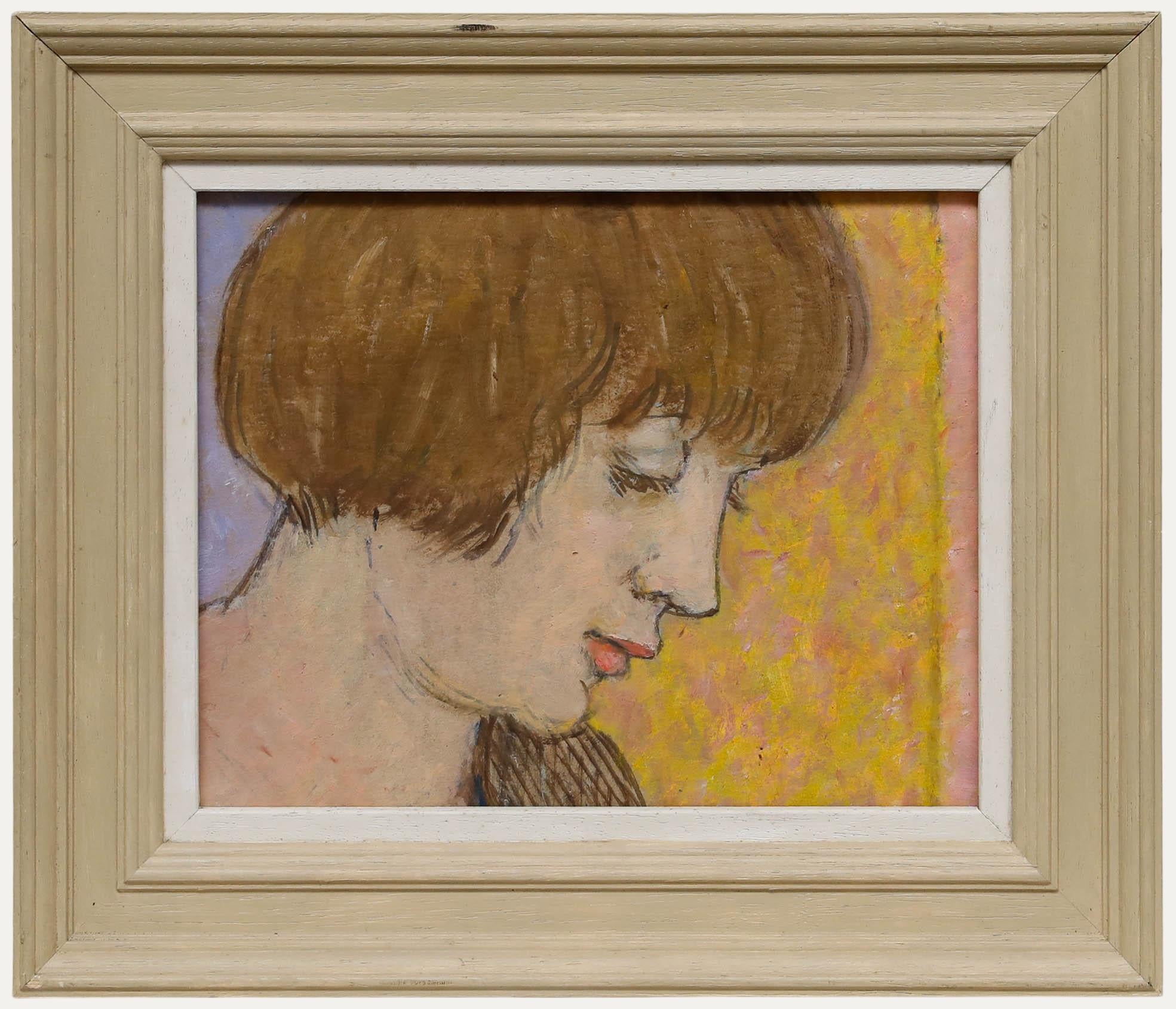 Peter Samuelson (1912-1996) - 20. Jahrhundert Öl, Lange Wimpern