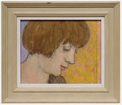 Peter Samuelson (1912-1996) - 20. Jahrhundert Öl, Lange Wimpern