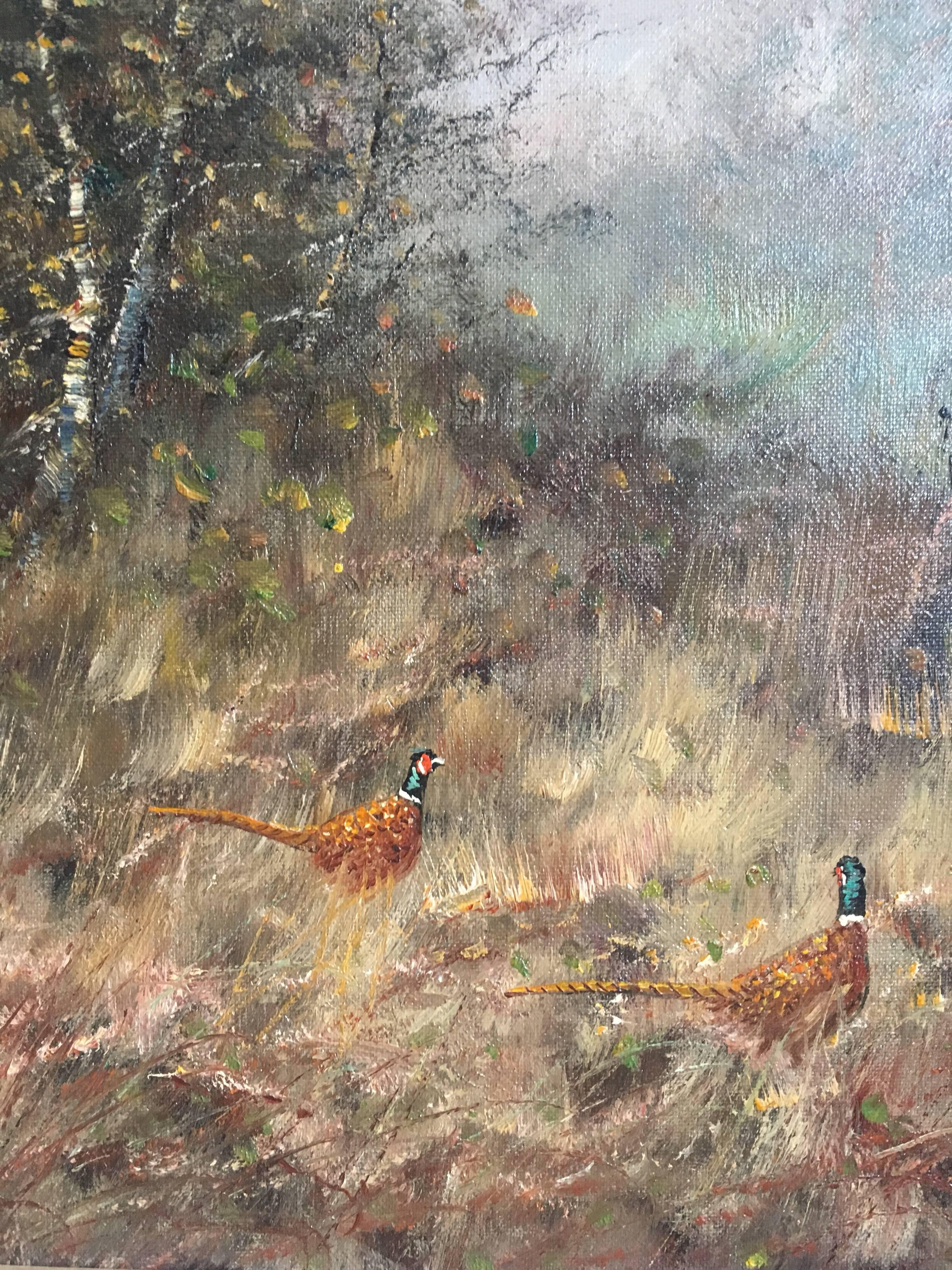 paintings of pheasants