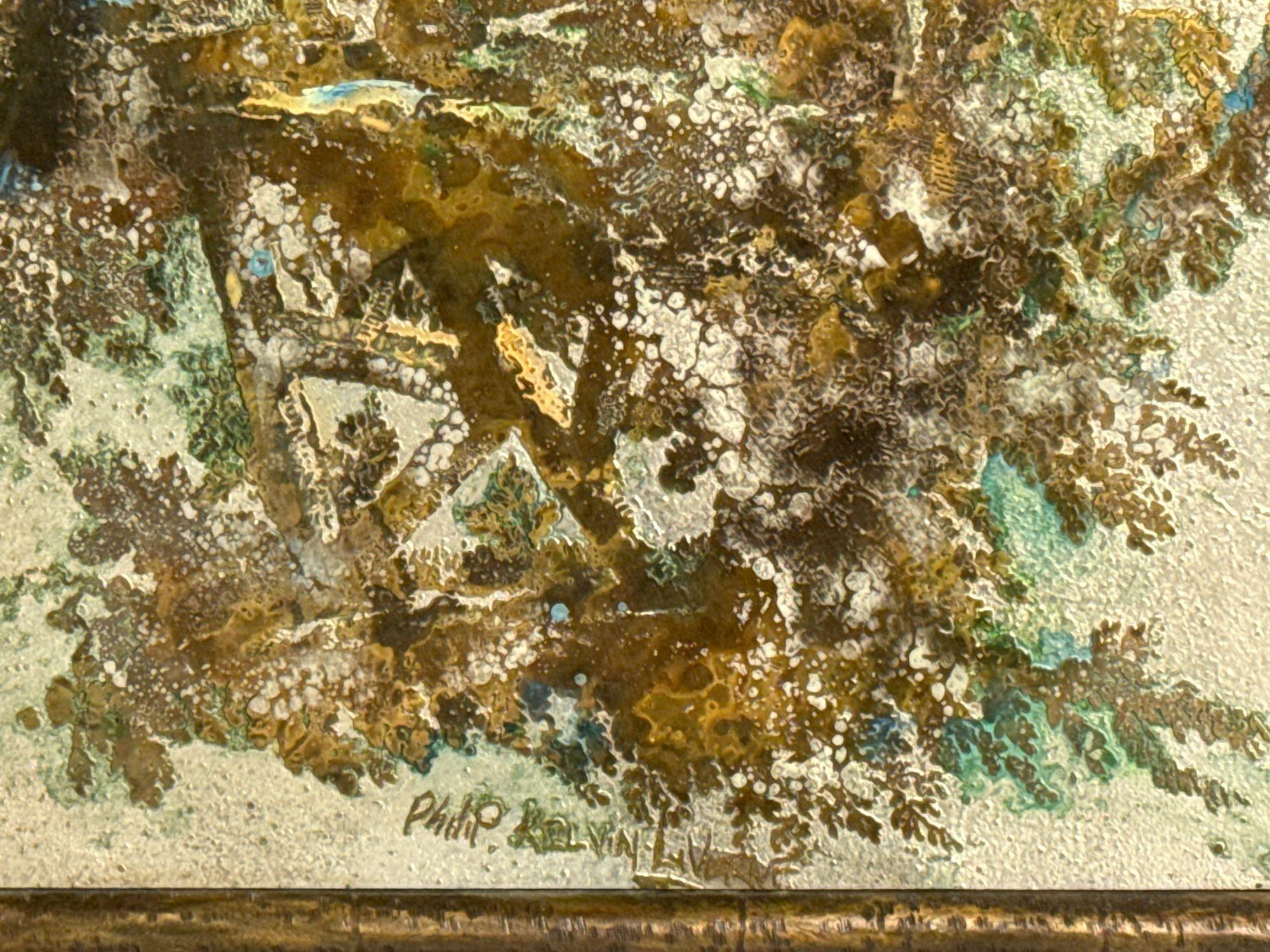 Philip and Kelvin LaVerne, Plaque murale en bronze et en chinois, États-Unis, années 1960 en vente 1