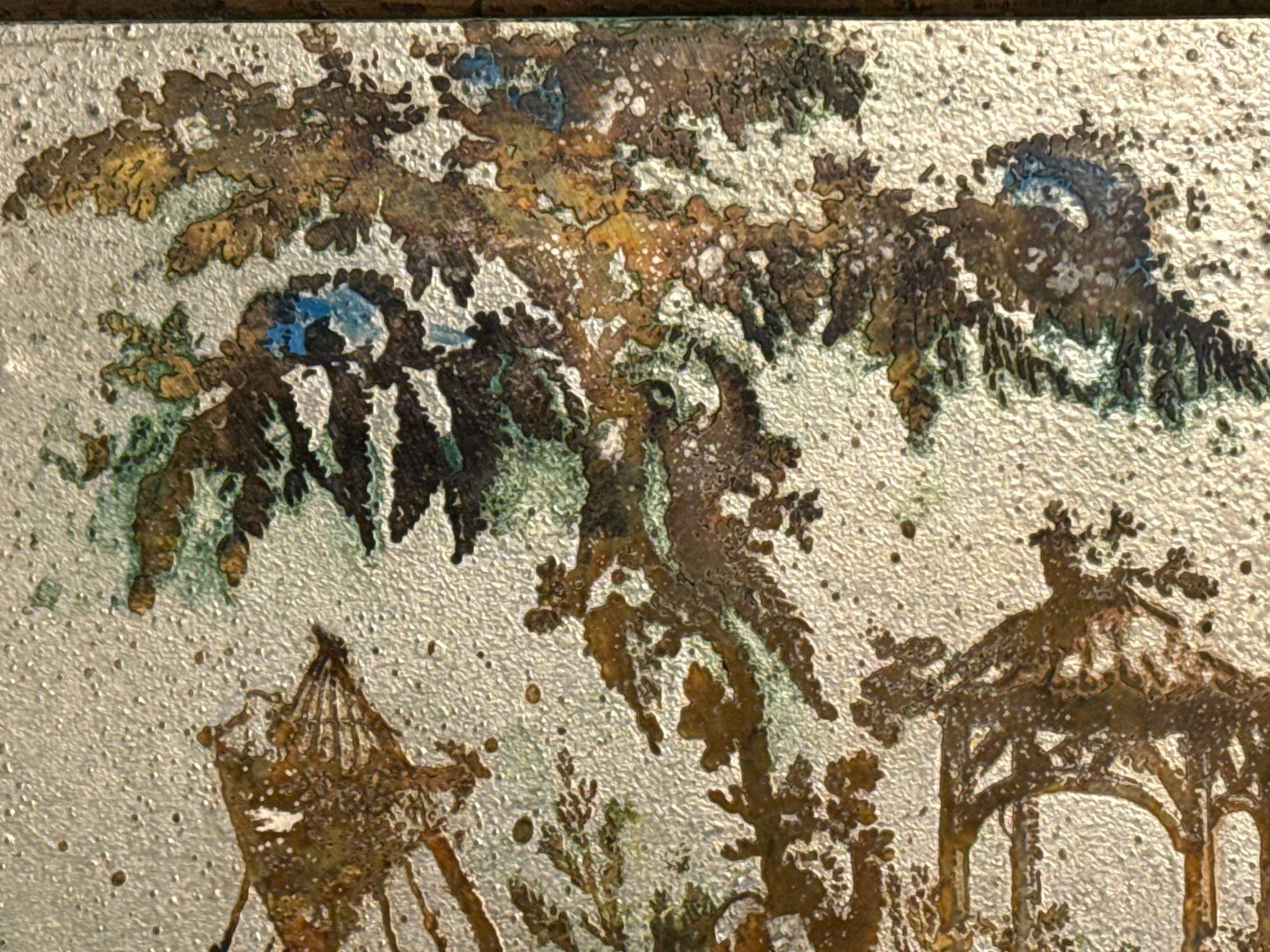 Philip and Kelvin LaVerne, Plaque murale en bronze et en chinois, États-Unis, années 1960 en vente 5