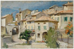 Pieter Oving (1923-2004) - Mid 20th Century Oil, Pont-de-Barret