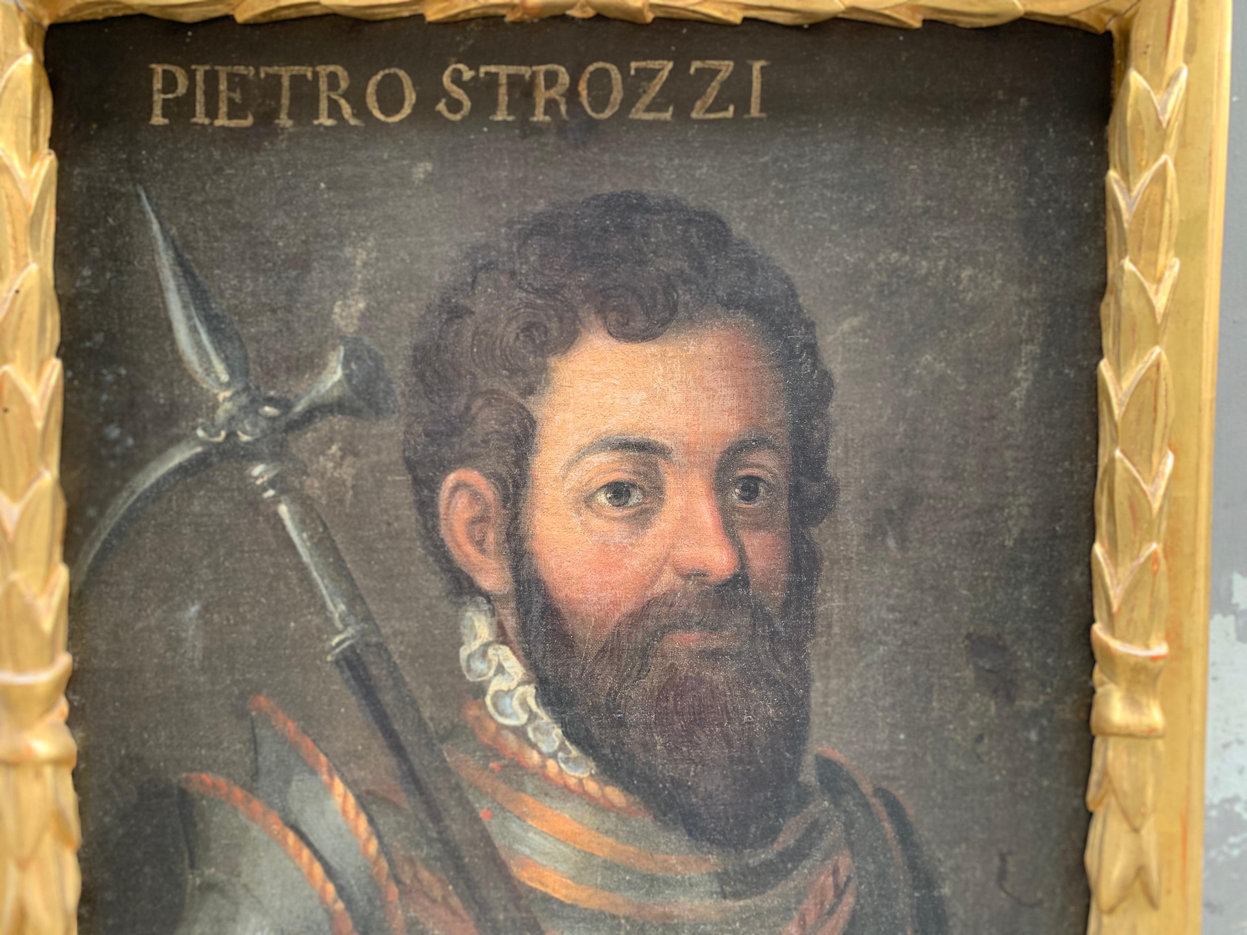Peter Strozzi: Marshal of France and  opponent of the Medici. 17th century. - Painting by Unknown