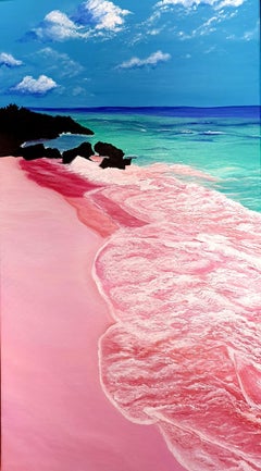 Pink beach by Mihaela Bozariu