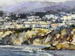Plein Air California Shoreline Painting Signed