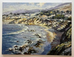 Plein Air California Shoreline Painting Signed