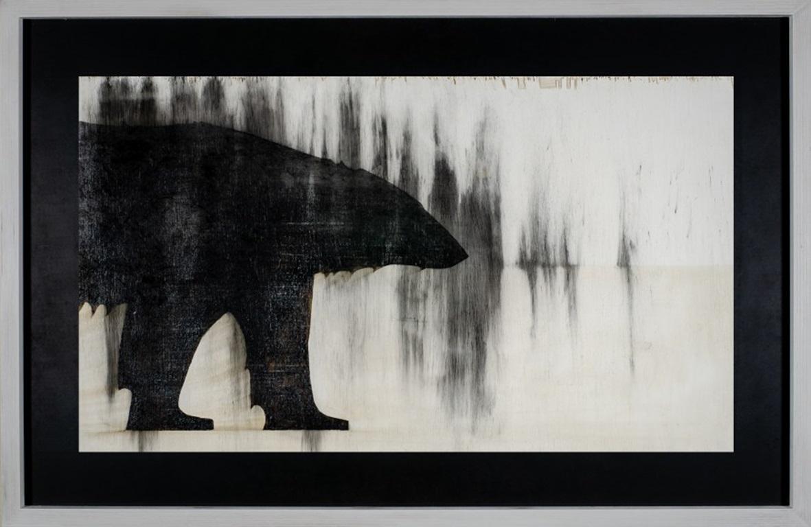 Oso polar en el viento, por Joseph Rossano, 2020