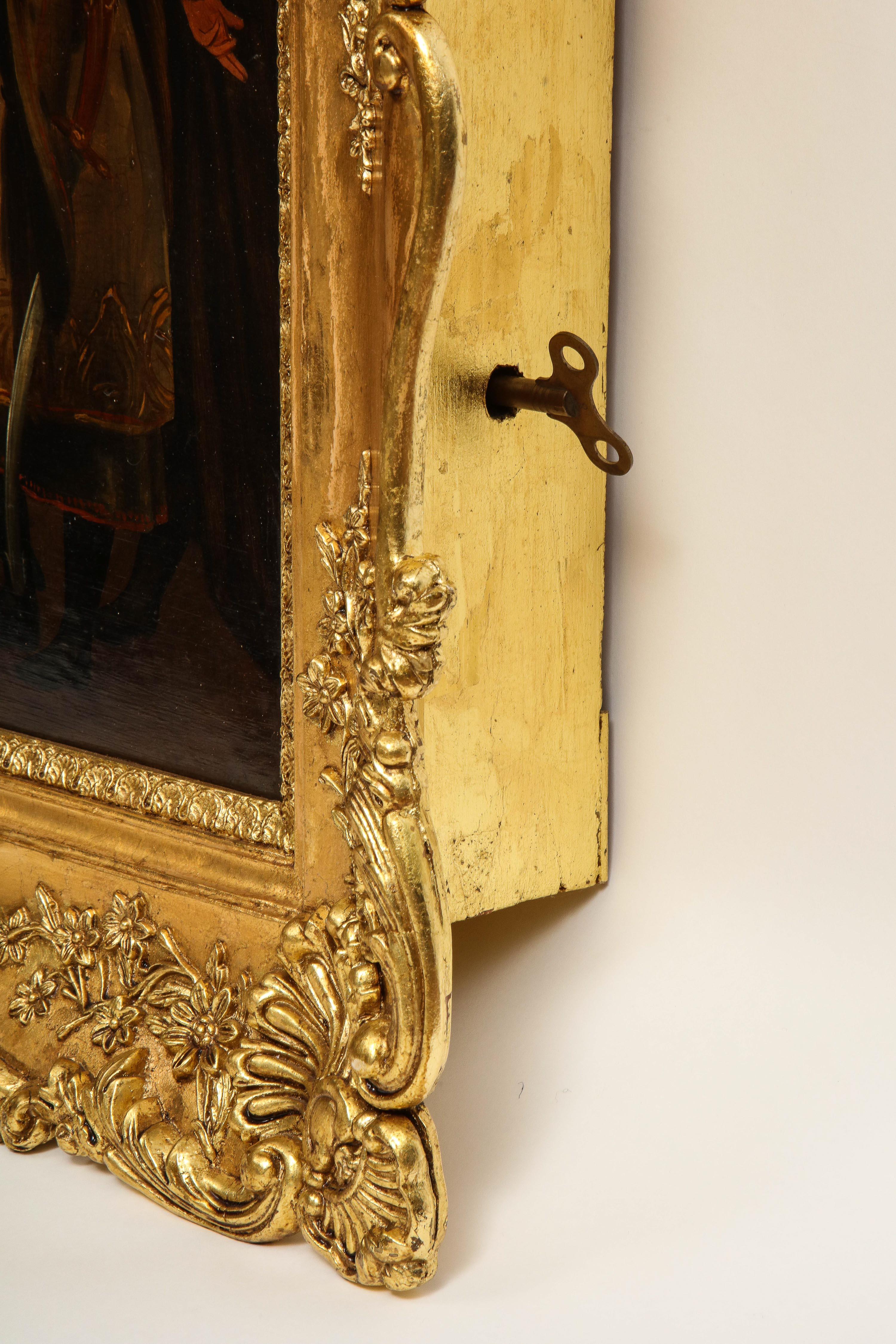 (Polish, 19th Century) Exceptional Quality Oil on Tin Painting 