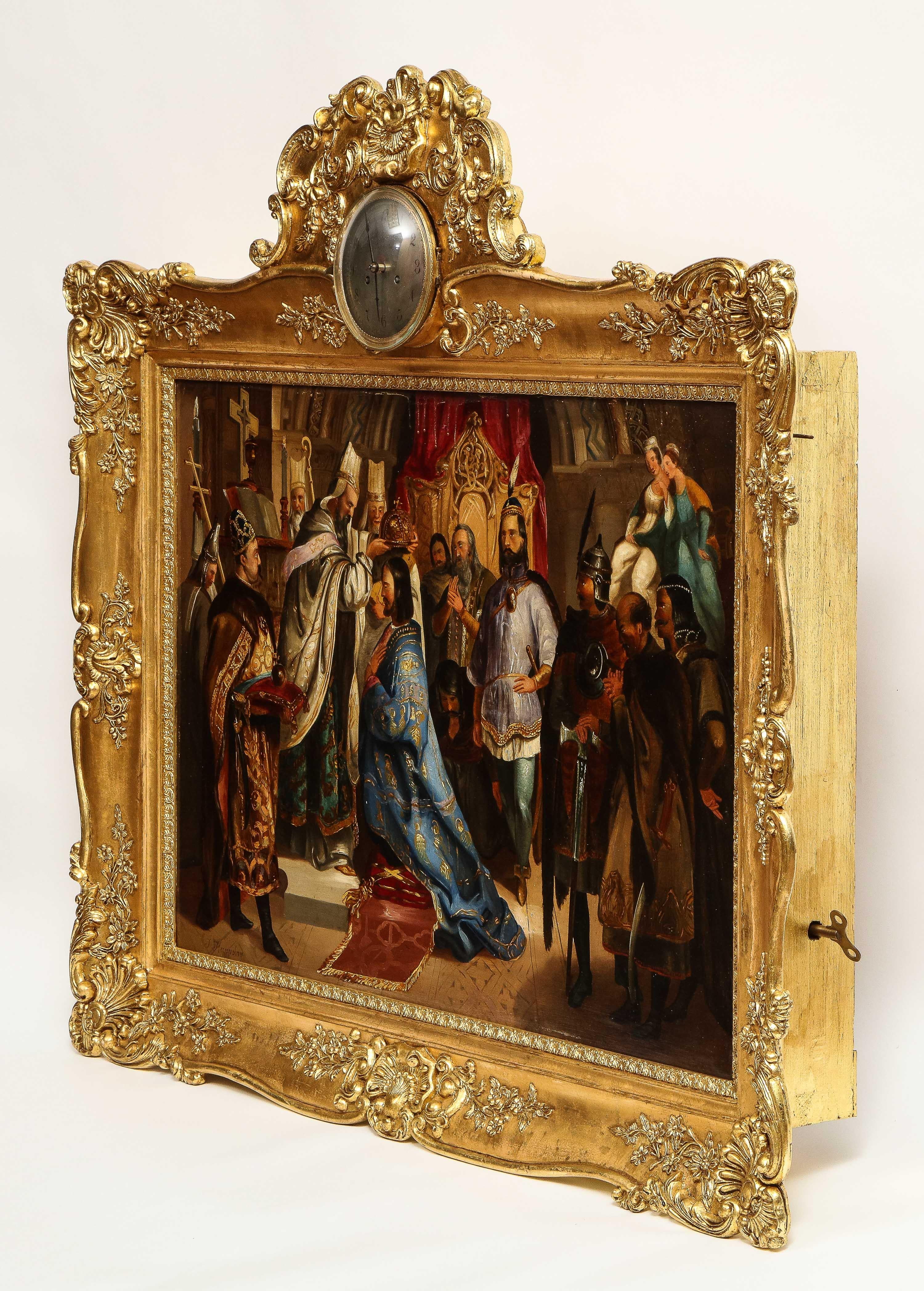 (Polish, 19th Century) Exceptional Quality Oil on Tin Painting 