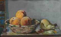 Pont Aven School French Early 20th Century Oil - Still Life with Fruit