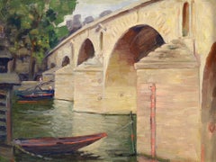 Pont Neuf, Paris, impressionniste français, fin 19e/début 20e siècle, paysage urbain