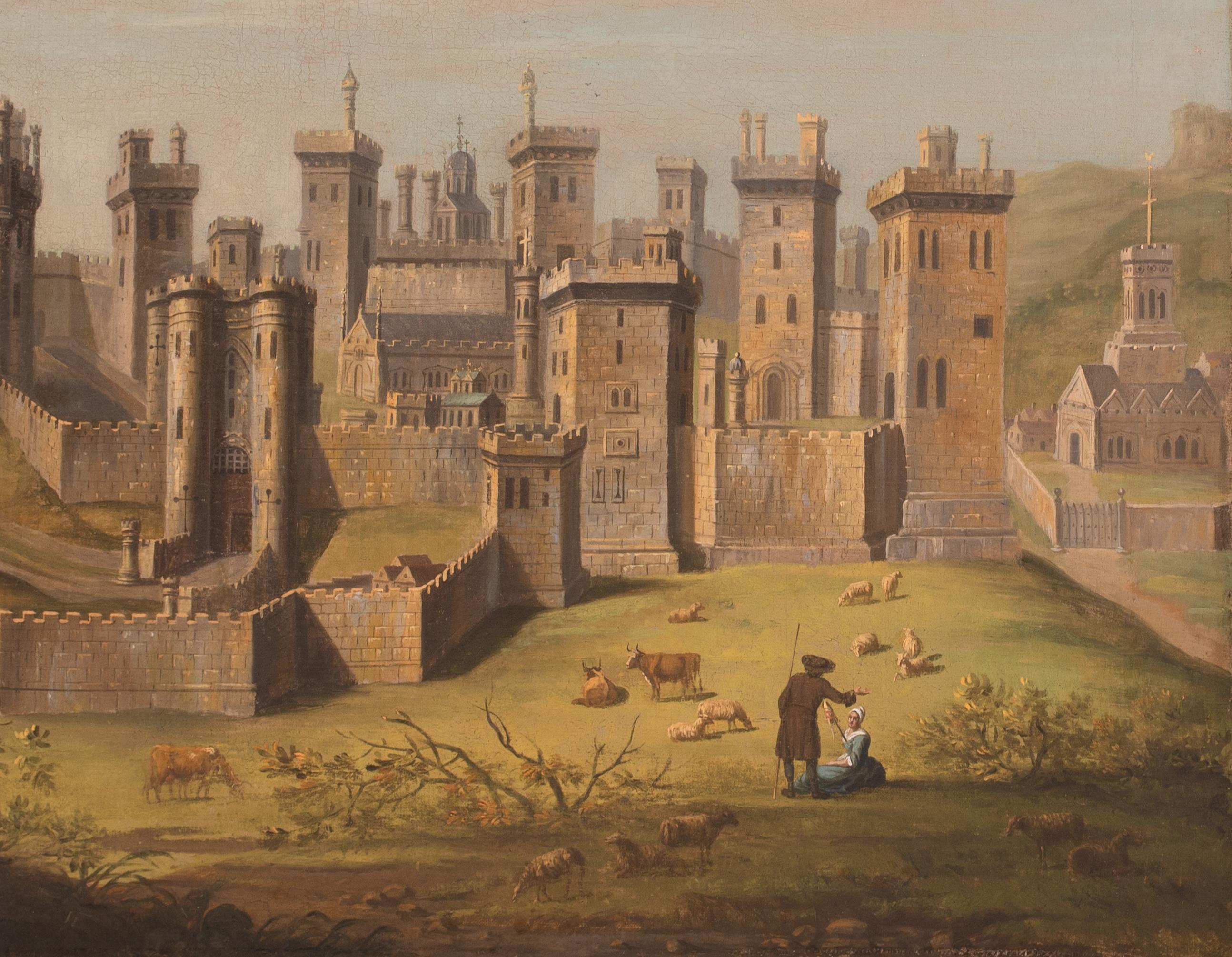 Castello di Pontefract, XVII secolo  JORI Hoefnagel (1542-1601) in vendita 2