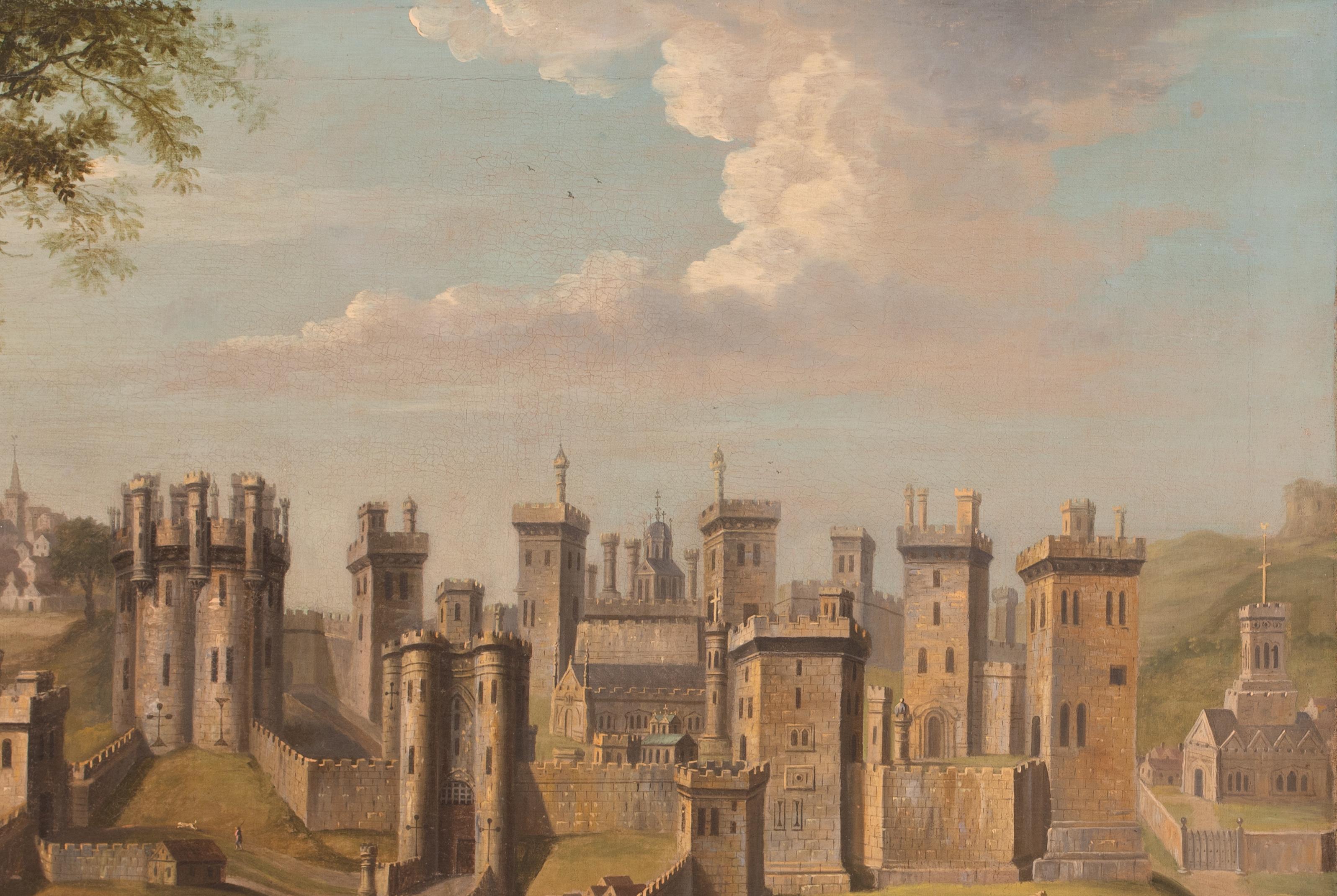 Castello di Pontefract, XVII secolo  JORI Hoefnagel (1542-1601) in vendita 3