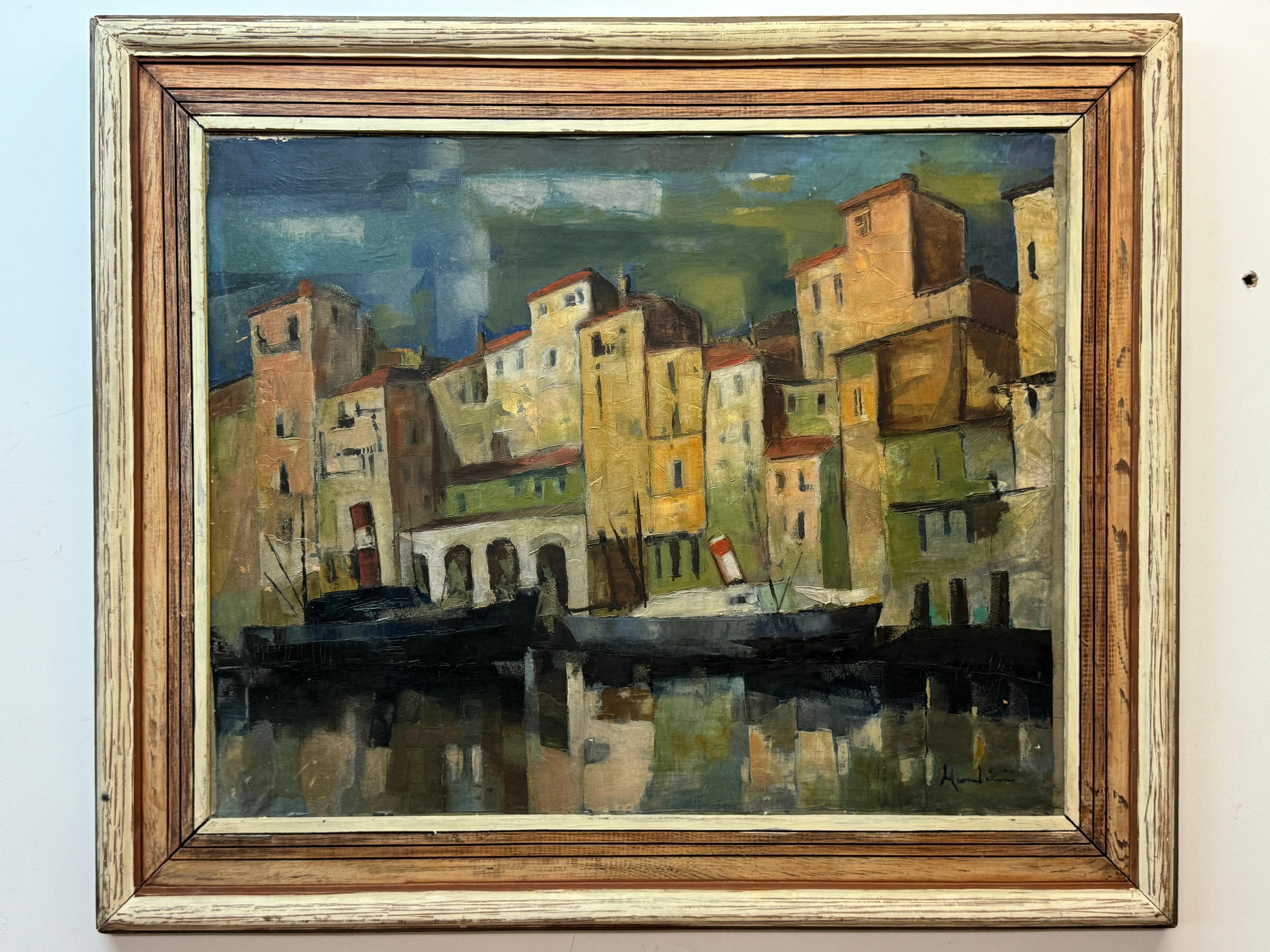 Unknown Landscape Painting - Portofino