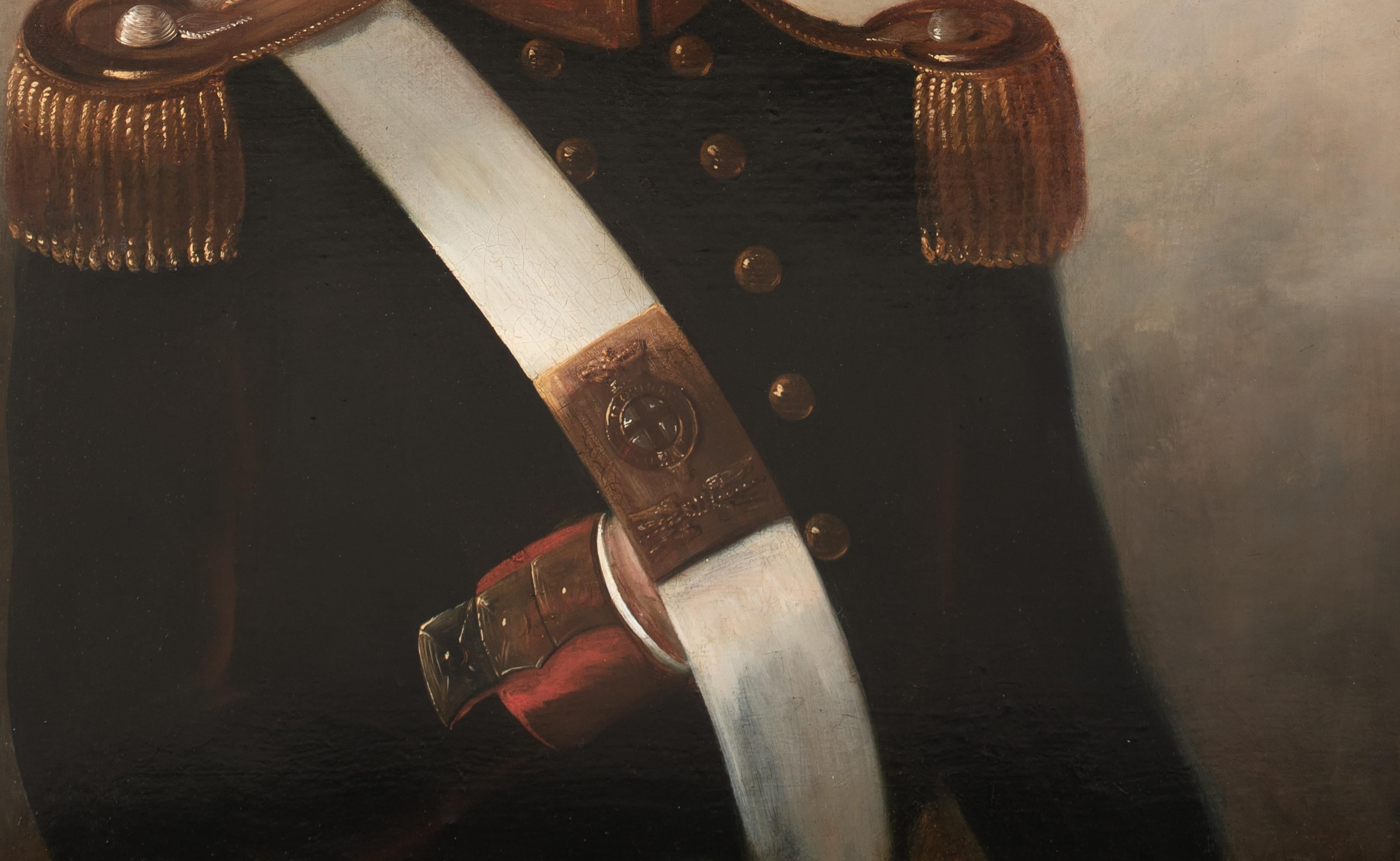 Portrait du capitaine Thomas Frederick Simmons (1890-1942), gouverneur de Malte et de Waterloo 1