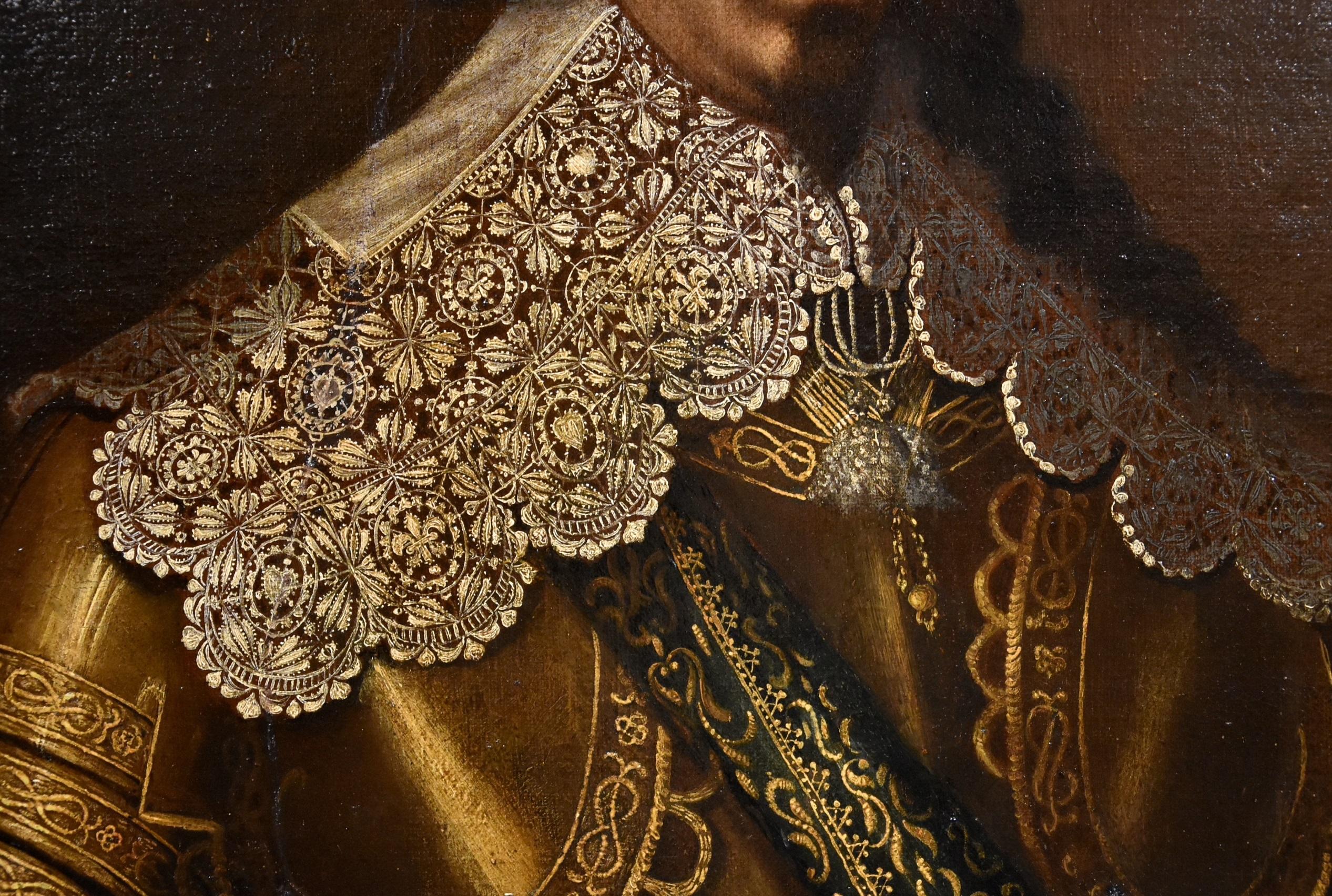 Savoy court painter of the seventeenth century
Portrait of Vittorio Amedeo I, Duke of Savoy (Turin, 1587 - Vercelli, 1637)
marquis of Saluzzo, prince of Piedmont and count of Aosta, Moriana and Nizza from 1630 to 1637, as well as titular king of
