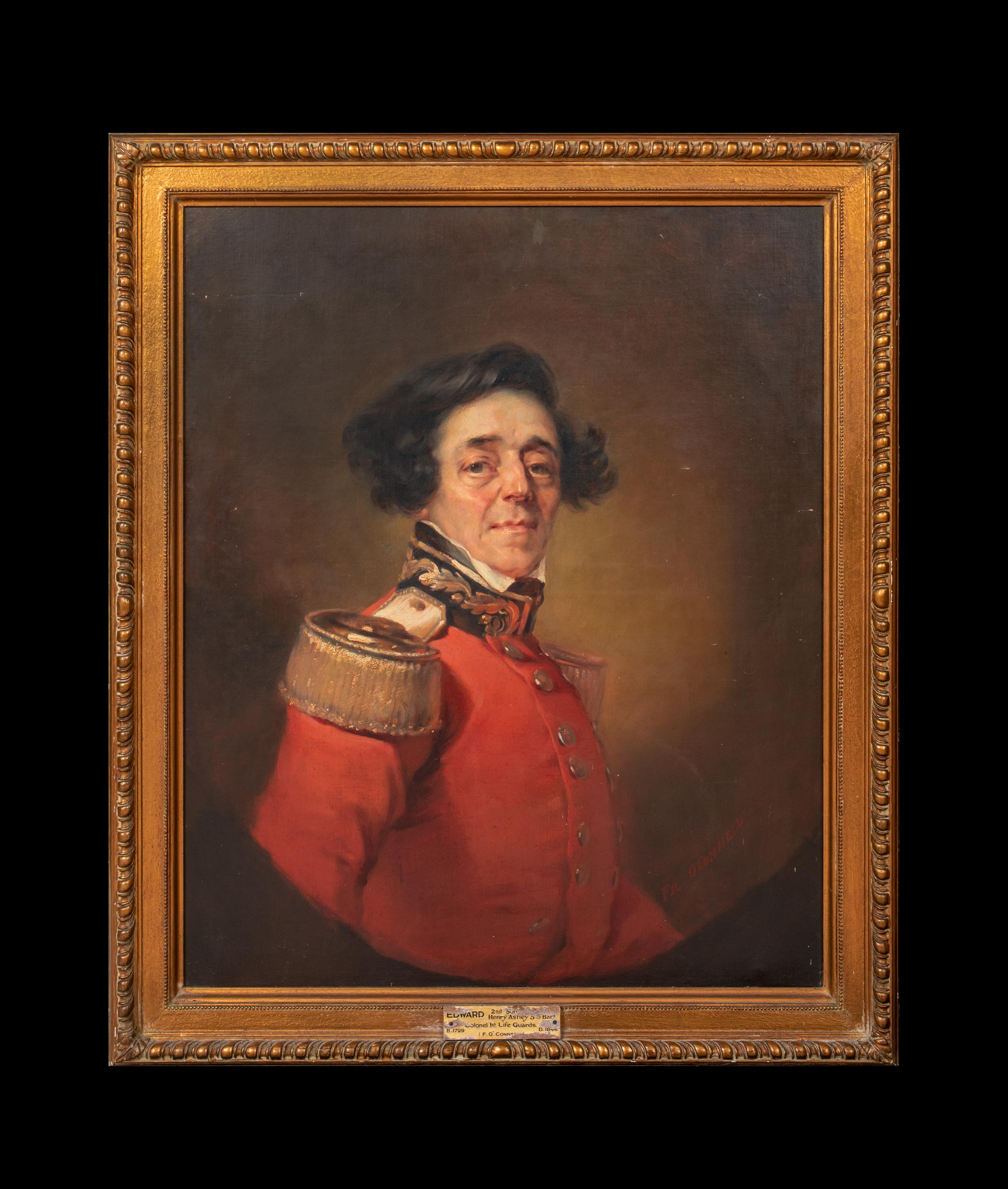 Portrait Colonel Edward Astley 1st Royal Life Guards, 19th Century    - Painting by Unknown