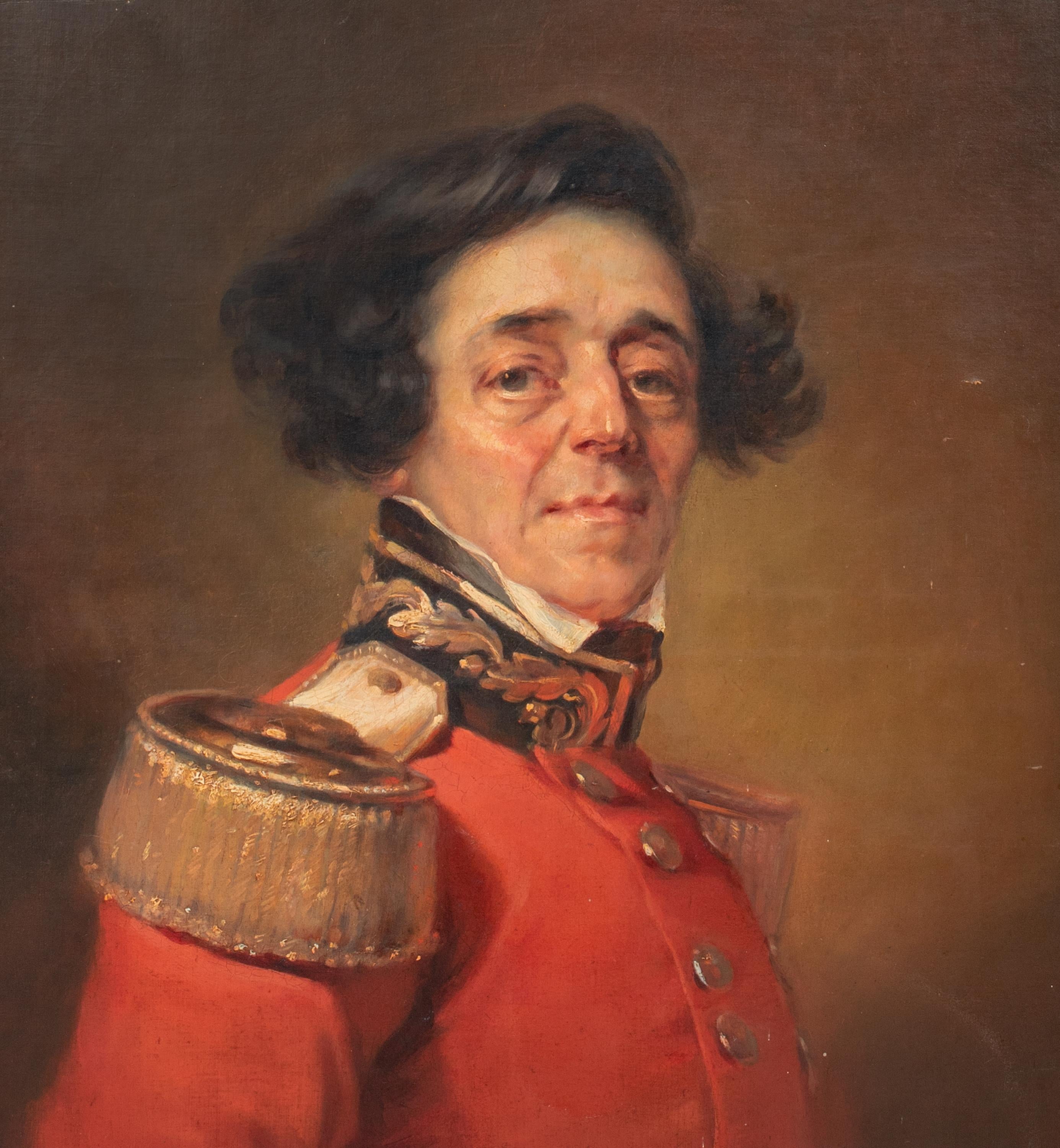 Portrait Colonel Edward Astley 1st Royal Life Guards, 19th Century    For Sale 3