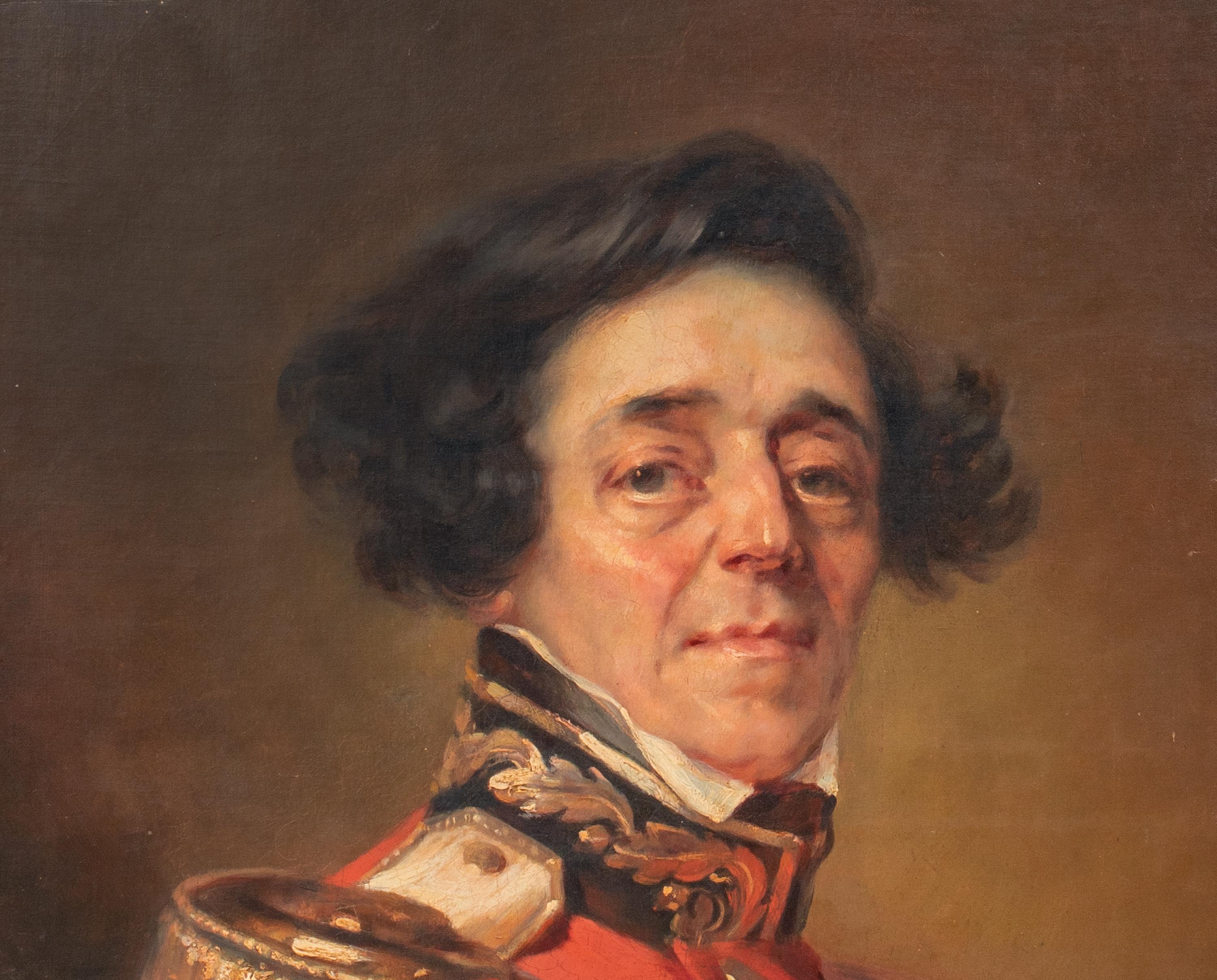 Portrait Colonel Edward Astley 1st Royal Life Guards, 19th Century    For Sale 4